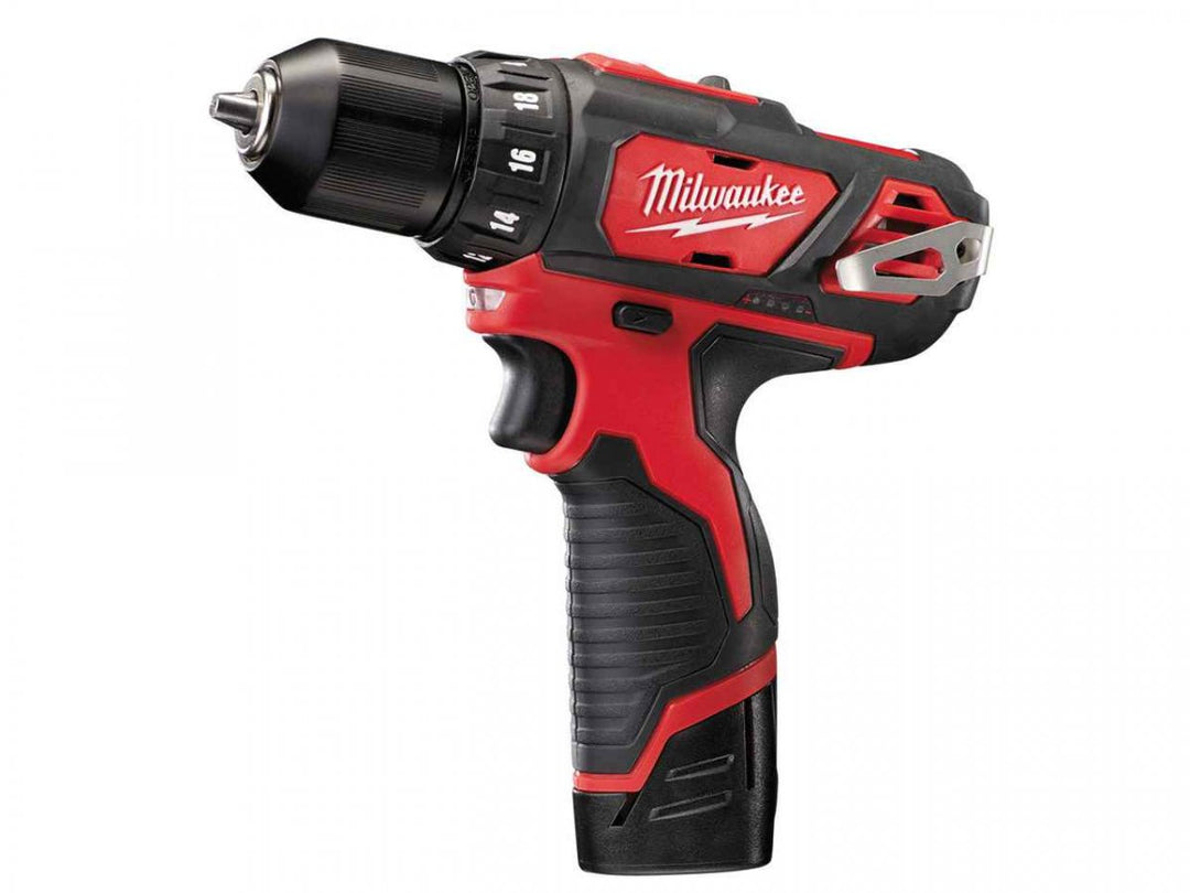 Milwaukee M12BDD-202C 12v Compact Drill Driver - 2 Batteries