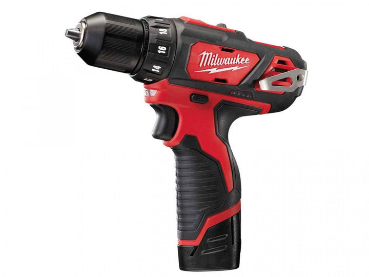 Milwaukee M12BDD-202C 12v Compact Drill Driver - 2 Batteries