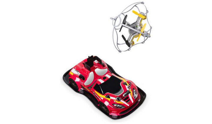 Air Hogs Radio Controlled 2-in-1 Drone Power Racers - Red