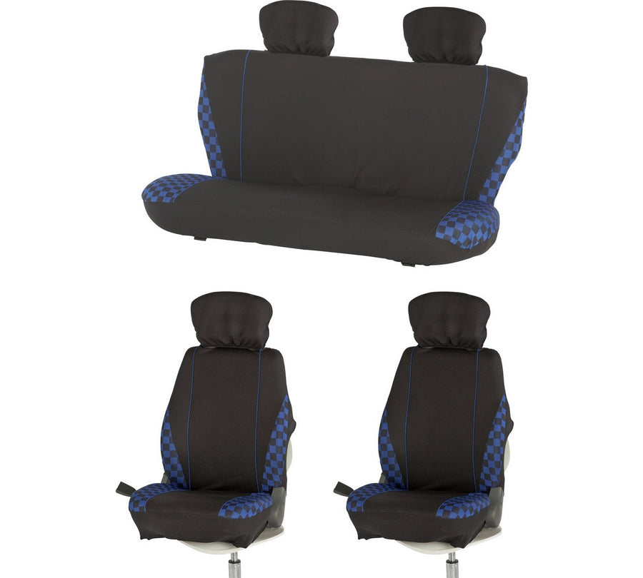 Streetwize Check Car Seat Covers - Blue
