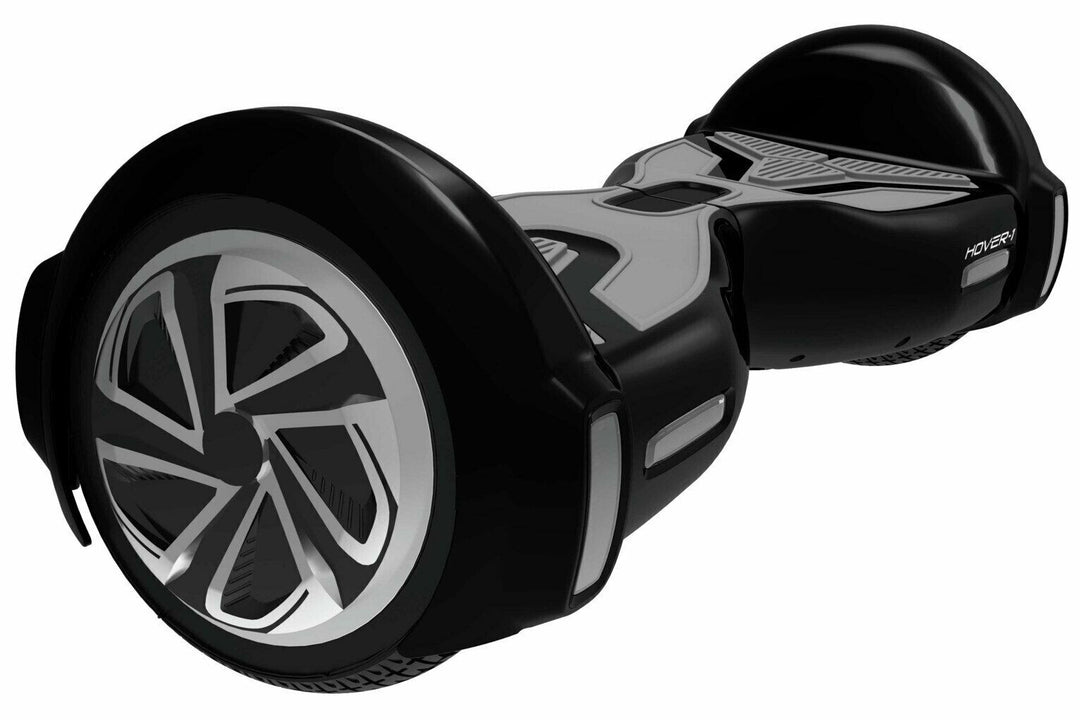 Hover-1 Mobile App Compatible Multi-Colour LED Hoverboard - Black