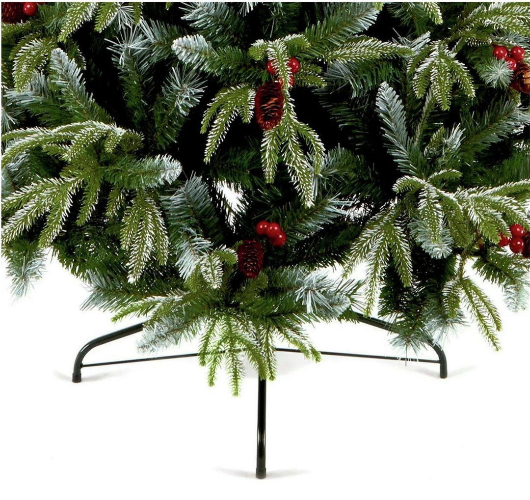 Premier Decorations 6ft Frosted Spruce Christmas Tree - Green