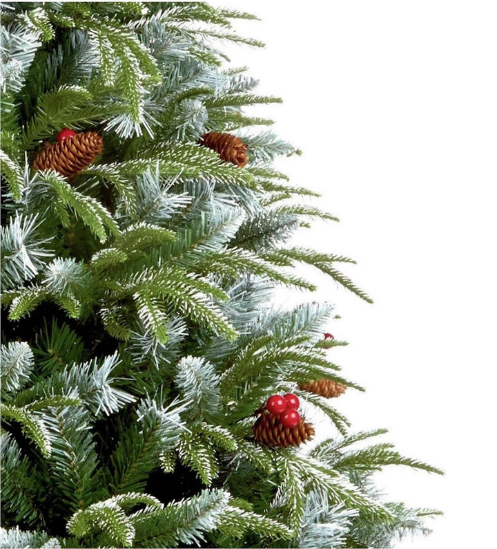 Premier Decorations 6ft Frosted Spruce Christmas Tree - Green