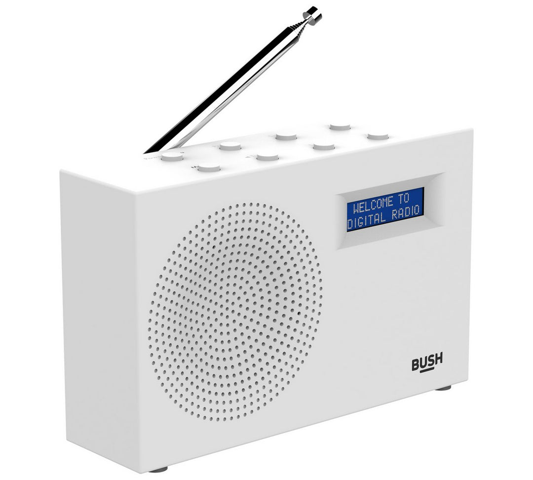 Bush Compact DAB/FM Radio – White