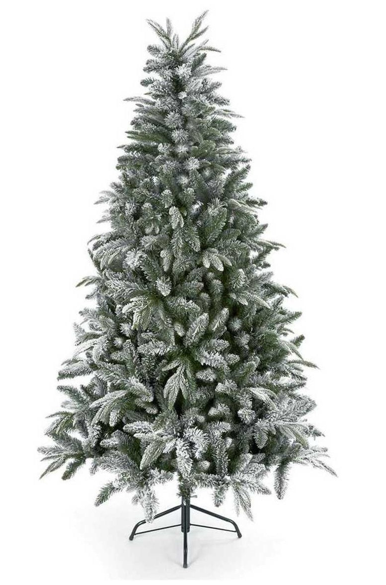 Premier Decorations 8ft Flocked Lapland Spruce Christmas Tree - Green