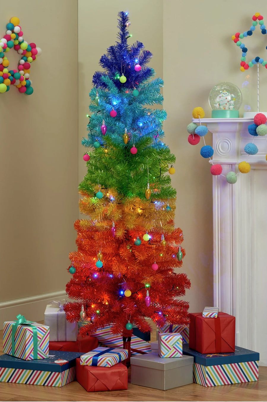 Habitat 5ft Rainbow Christmas Tree
