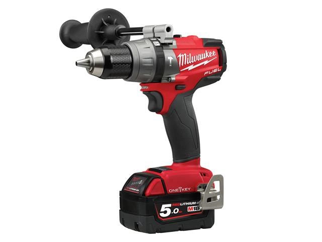 Milwaukee M18ONEPD2-502X 18v Fuel One-Key Combi Drill With 2 Batteries