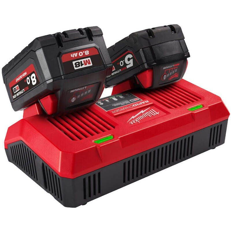 Milwaukee 18v M18DFC Dual Bay Rapid Charger