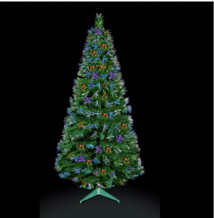 Premier Decorations Fibre Optic LED Burst Tree - Multicoloured - 5ft
