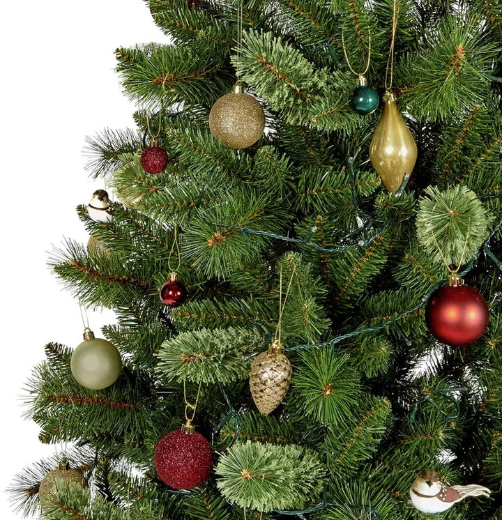 Home 6ft Mixed Cashmere Christmas Tree - Green