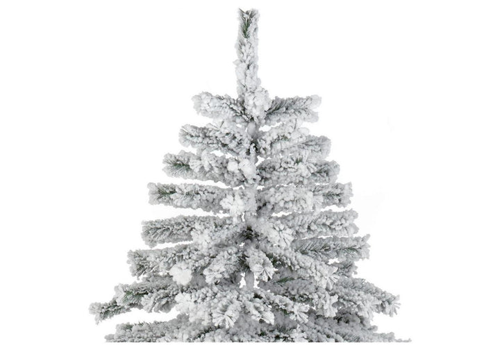 Premier Decorations 6ft Flocked Mountain Pine Christmas Tree