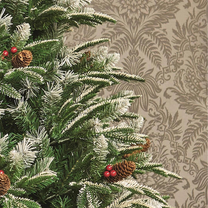 Premier Decorations 6ft Frosted Spruce Christmas Tree - Green