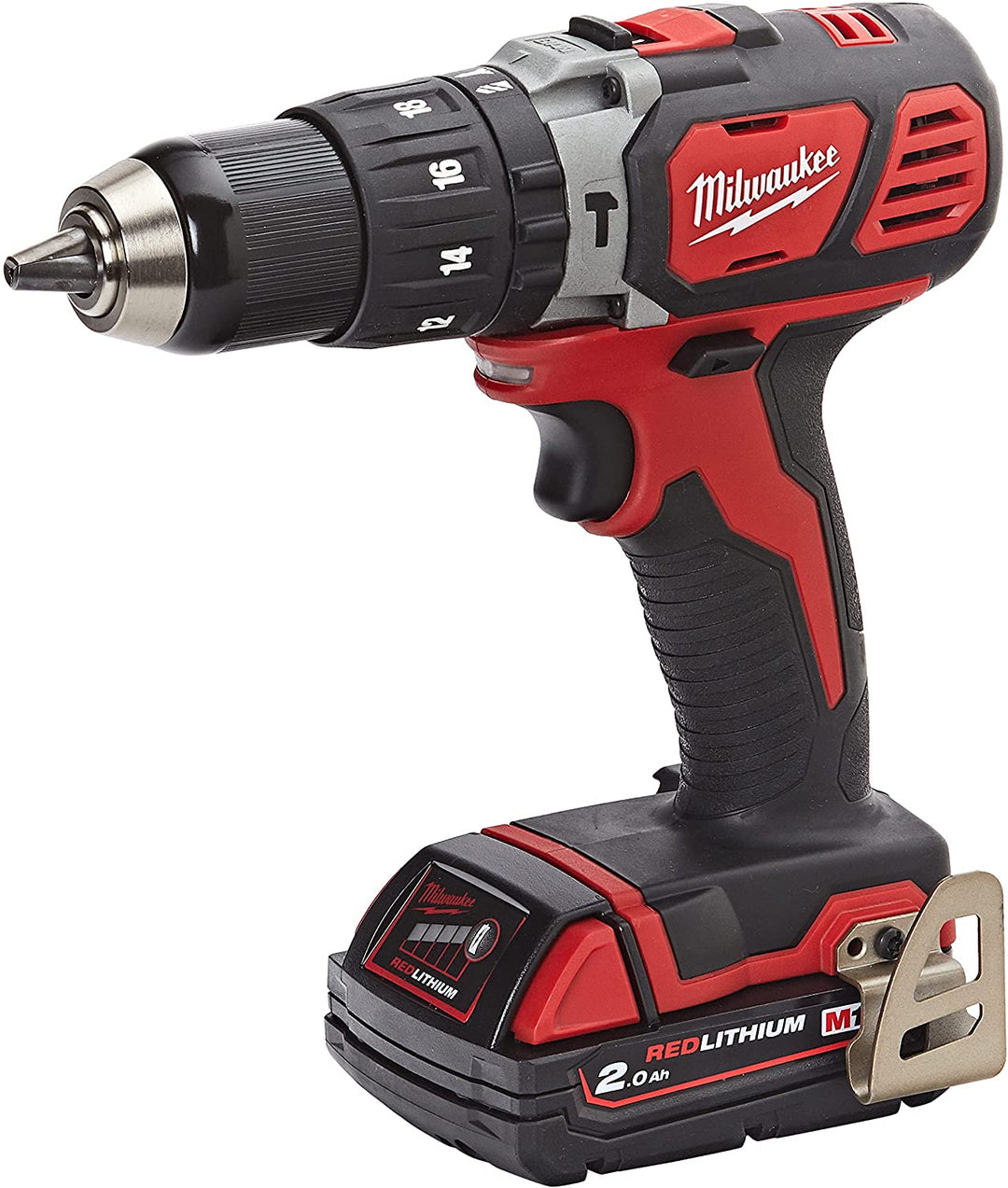 Milwaukee M18BPD-202C 18v Li-on Combi Drill