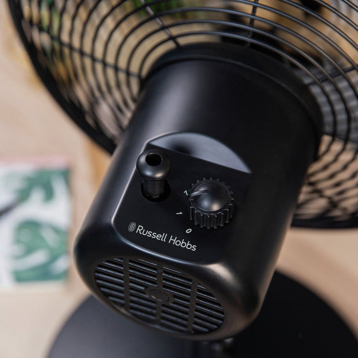 Russell Hobbs Scandi 12" Oscillating Desk Fan - Black