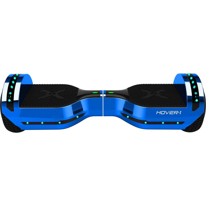Hover-1 Chrome Metallic Blue Bluetooth Speaker Hoverboard