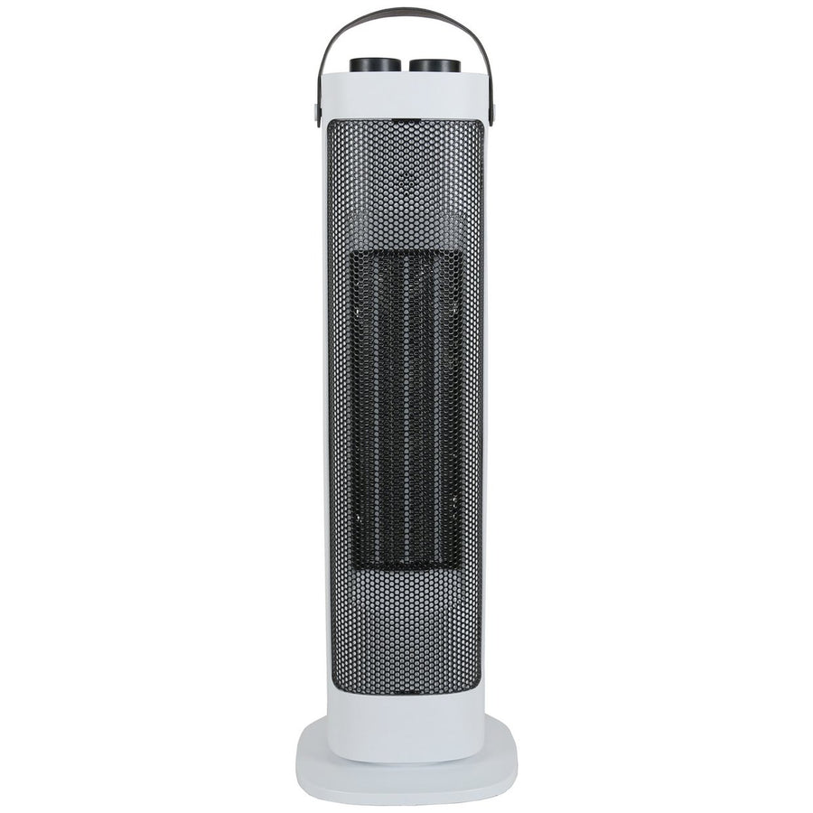 Challenge 2kw Oscillating Tower Fan Heater With Carry Handle