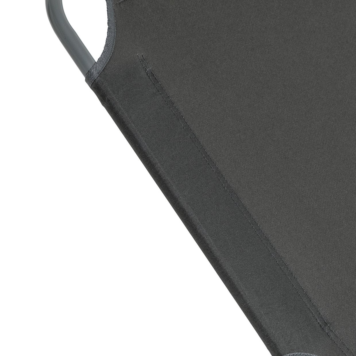 Habitat Folding Metal Sun Lounger Charcoal