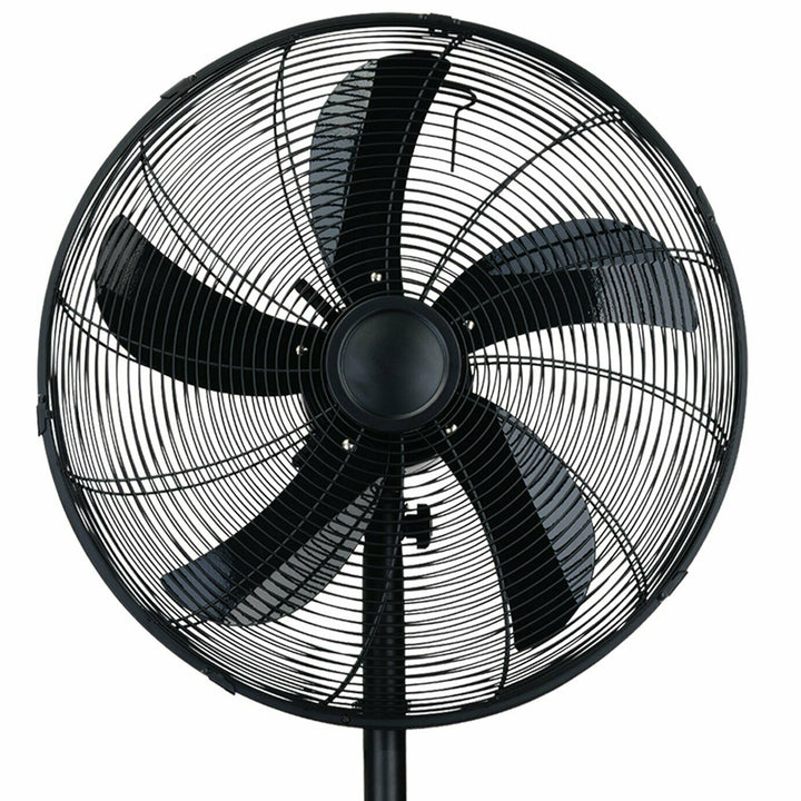 Home 16 Inch Tripod Pedestal Fan - Black