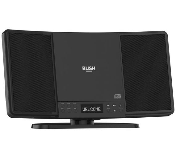 Bush Flat CD Bluetooth Micro System - Black