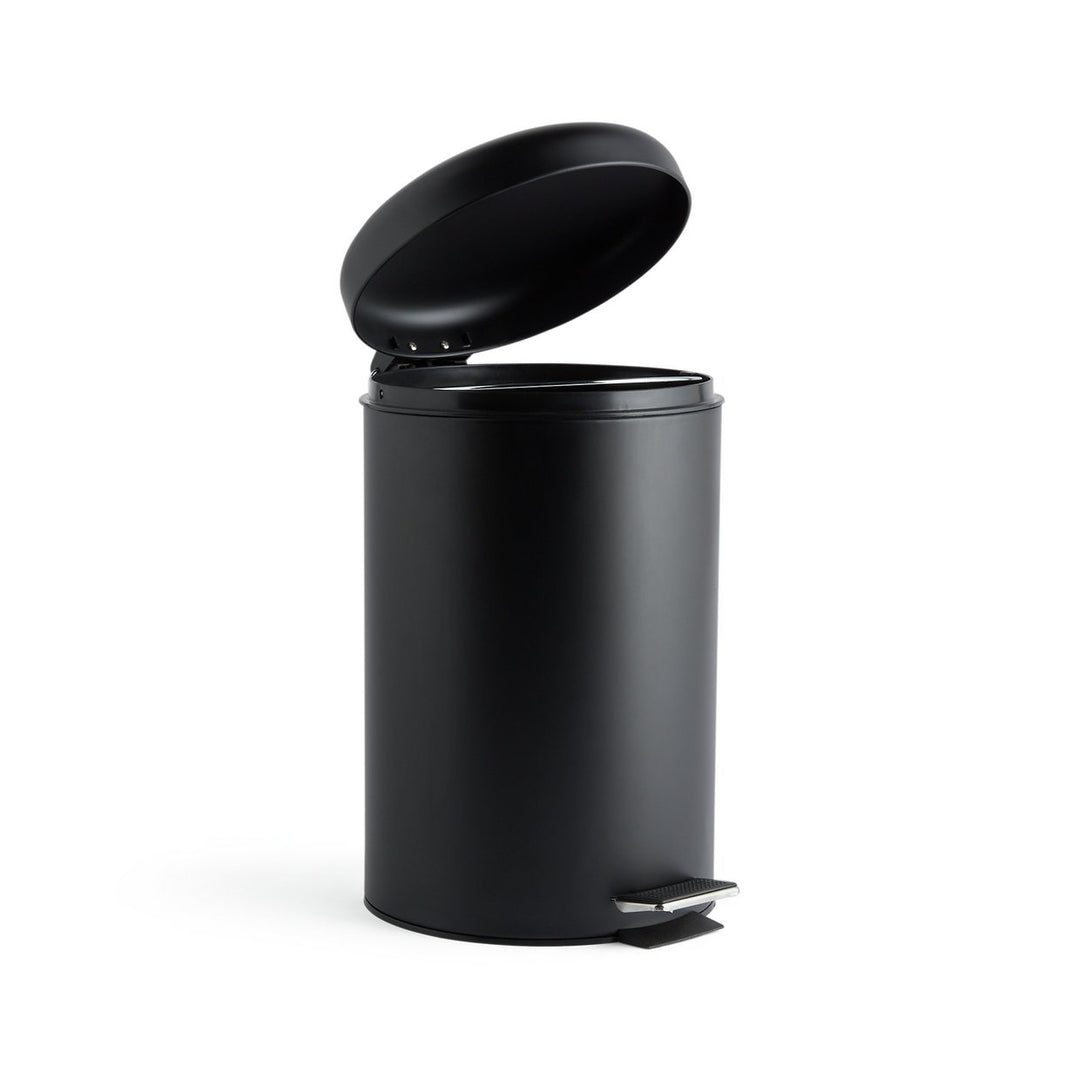 Habitat 12 litre Domed Pedal Bin - Black