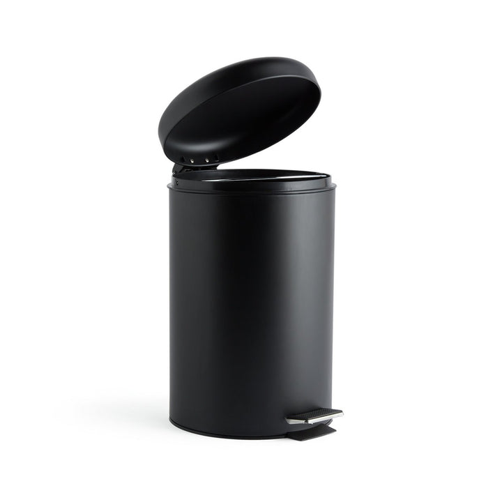 Habitat 12 litre Domed Pedal Bin - Black