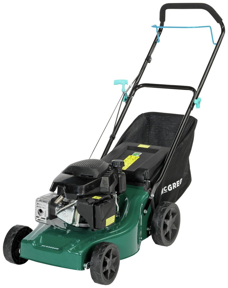 McGregor MPSP12941 41cm Self Propelled Petrol Rotary Lawnmower - 129cc