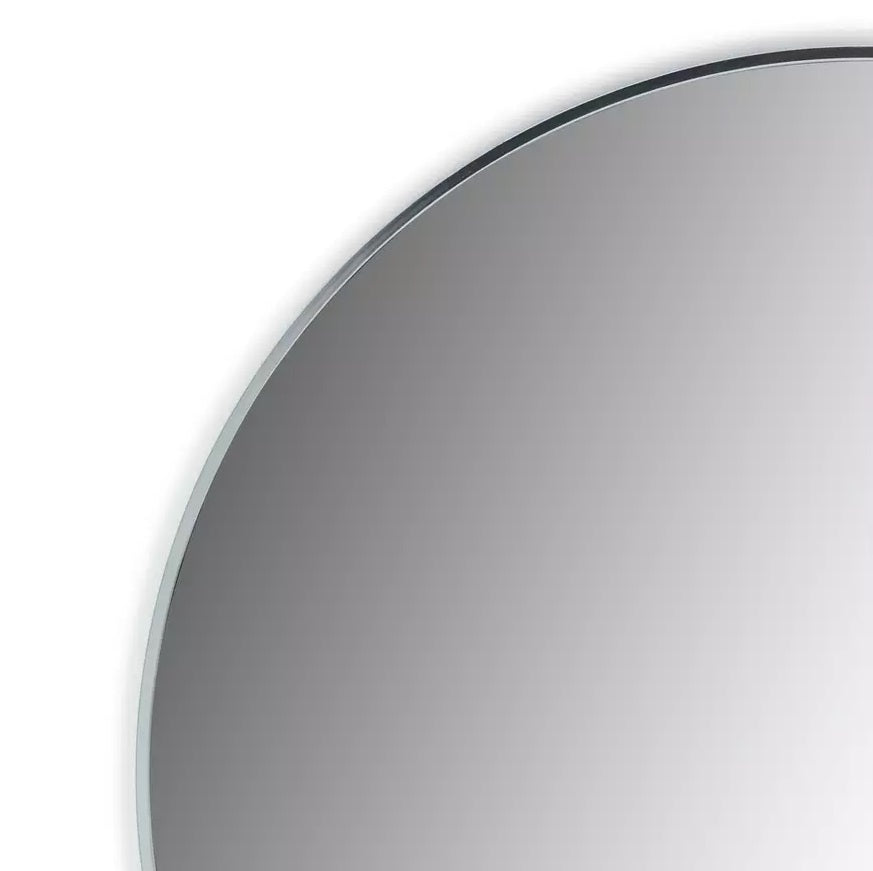 Habitat Katun Round Wall Mirror - Silver - 80x80cm