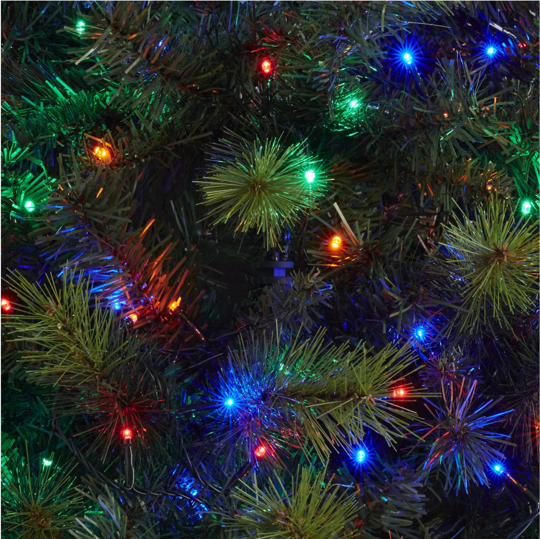 Habitat 240 Multicoloured Multi-function LED Christmas Tree Lights - 19m	