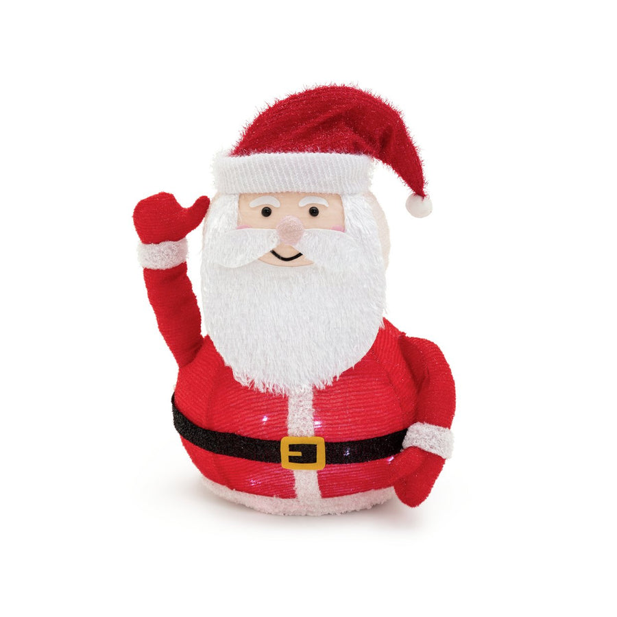 Habitat Pop Up Light Up Christmas Santa - Red
