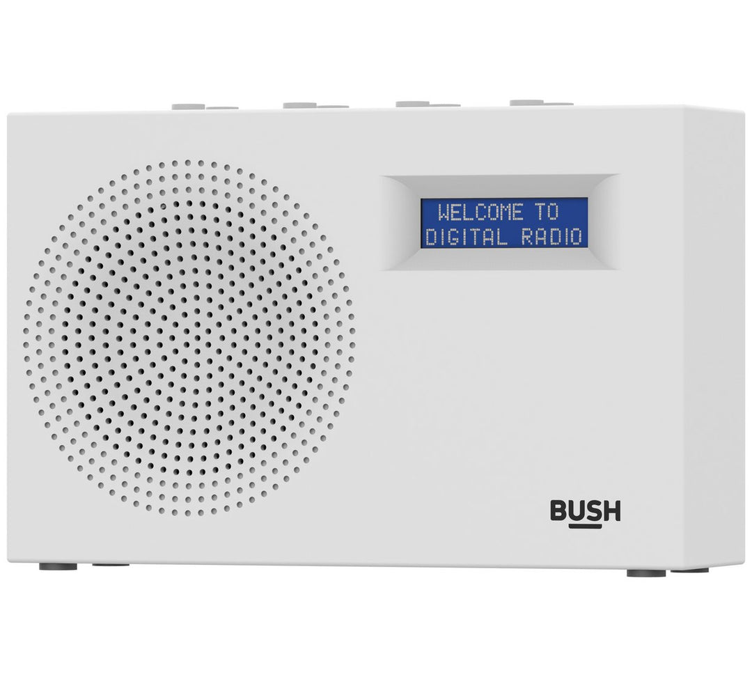 Bush Compact DAB/FM Radio – White