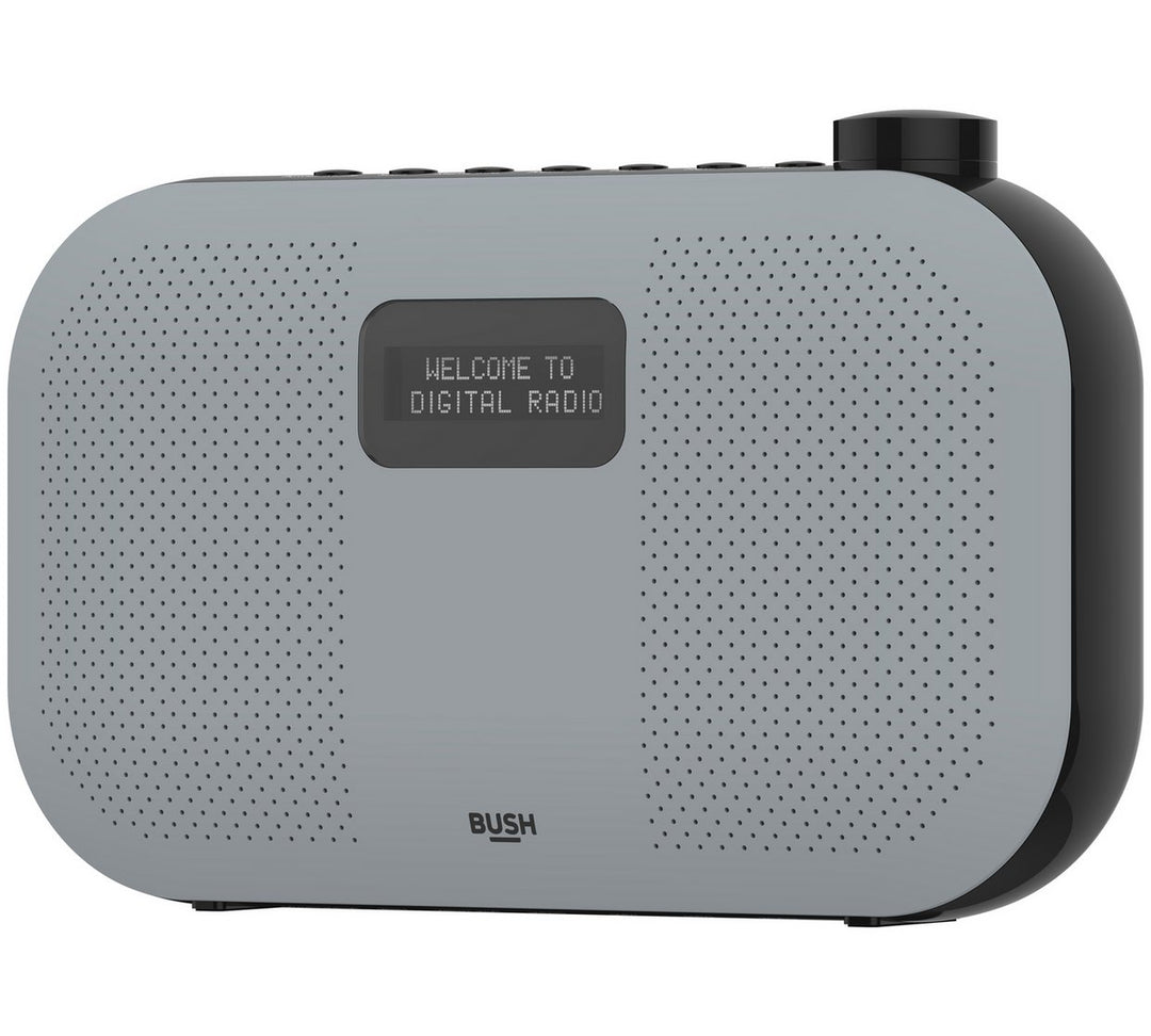 Bush Portable Stereo DAB Radio - Grey