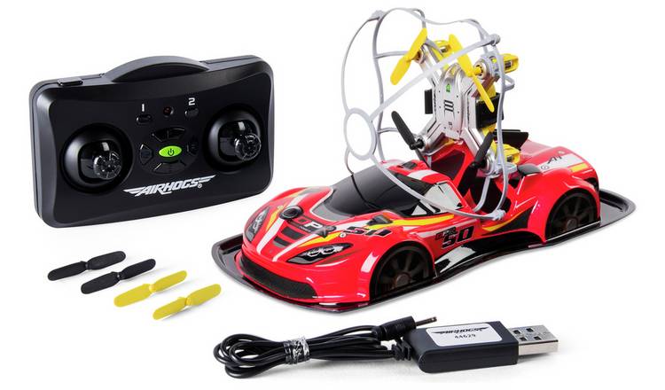 Air Hogs Radio Controlled 2-in-1 Drone Power Racers - Red