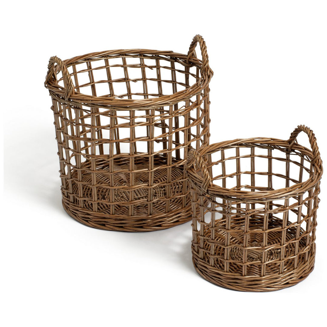 Habitat Pack Of 2 Fisherman Baskets - Brown