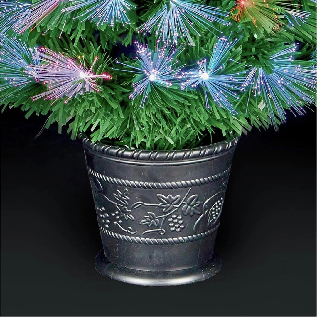 Premier Decorations 2.6ft Fibre Optic Burst Christmas Tree - Green