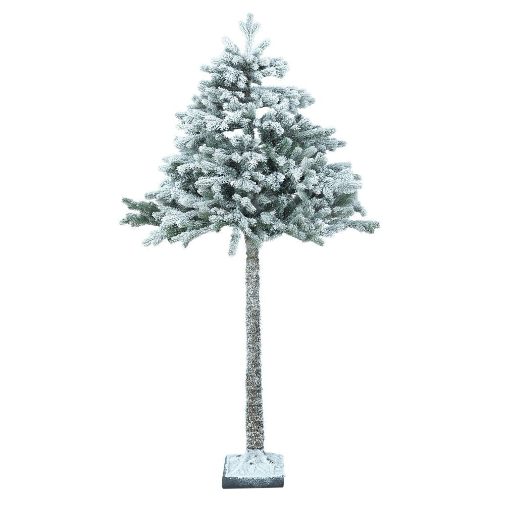 Habitat 6ft Snowy Half Christmas Tree - Green