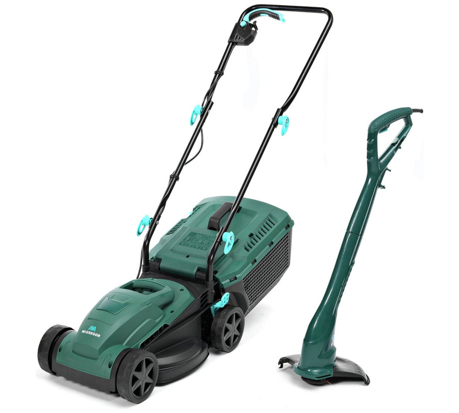 McGregor 1200w Lawnmower And 250w Grass Trimmer Pack