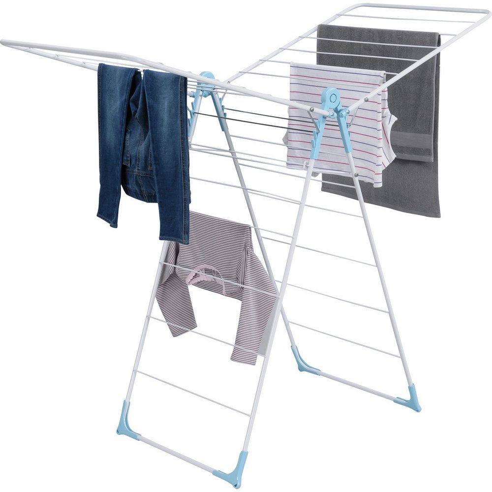 Home Large Cross Wing Indoor Clothes Airer