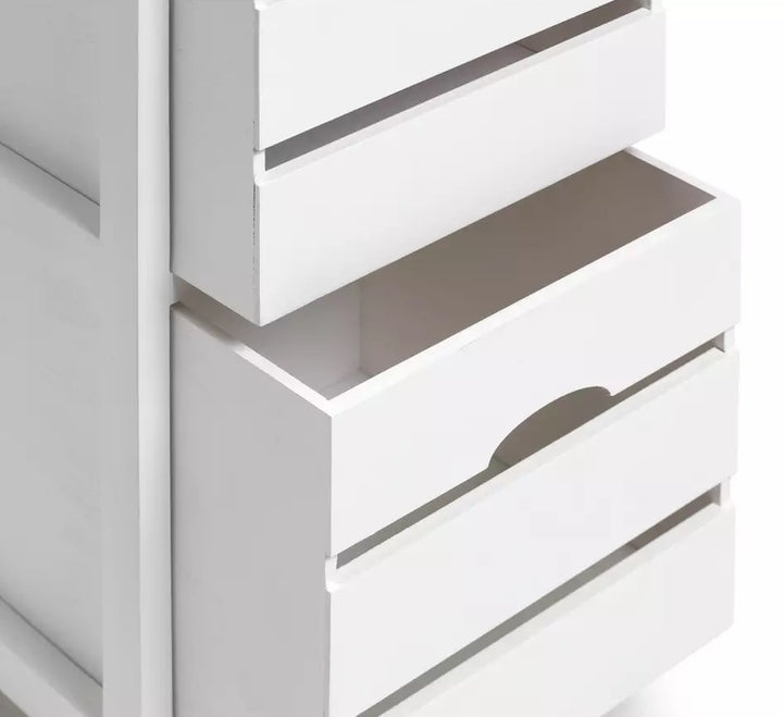 Habitat 2 Drawer Crate Storage Unit - White (Slight Chip)