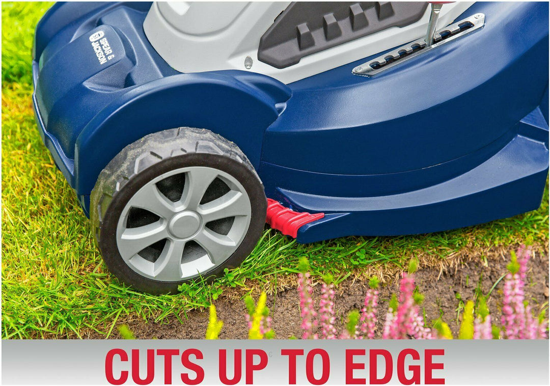 Spear & Jackson S1334ER2 34cm Corded Rotary Lawnmower - 1300W