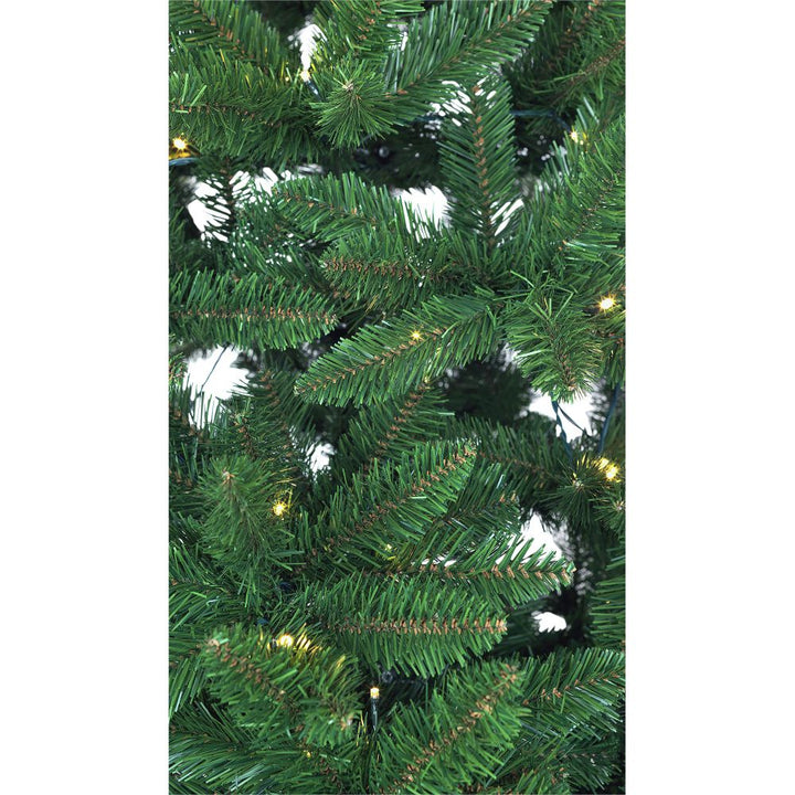Home 7ft Pre-lit Christmas Tree - Green