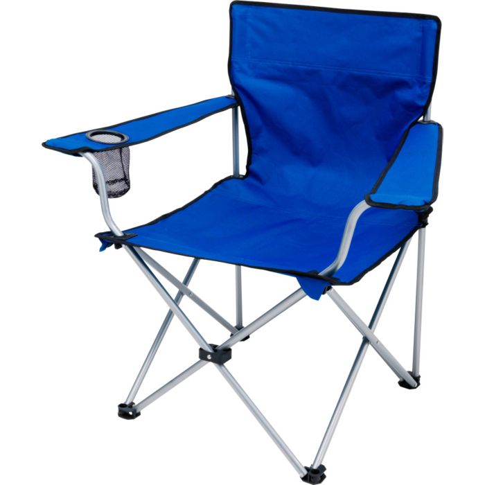 Steel Folding Camping Chair - Blue