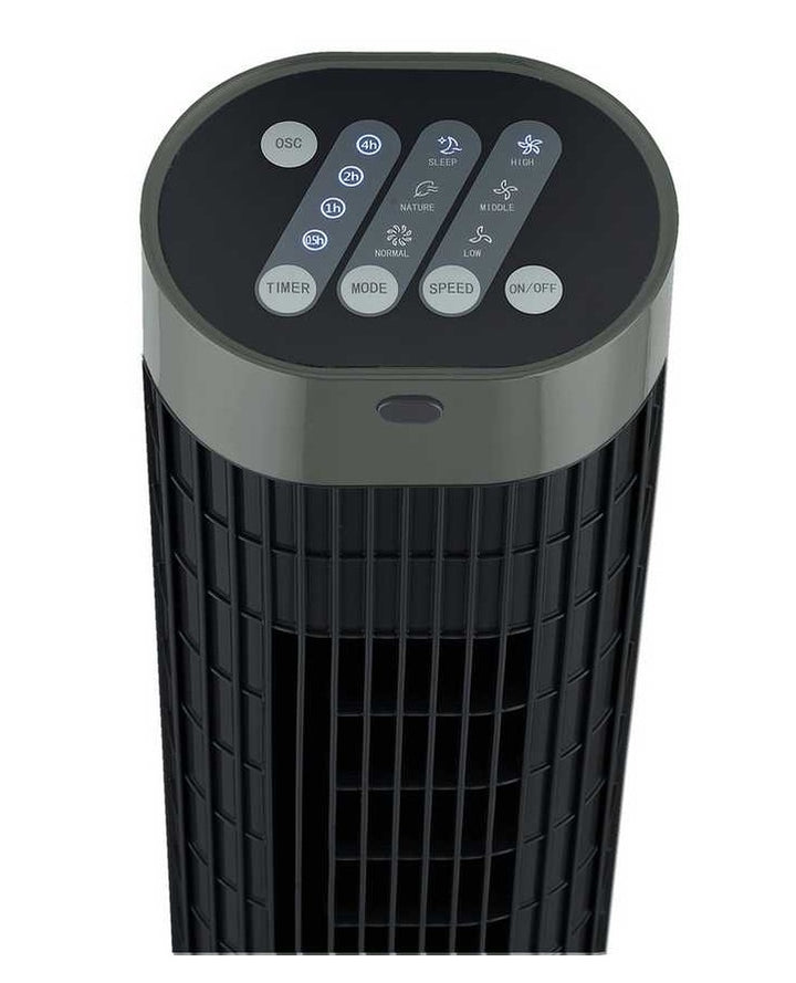 Challenge Digital Tower Fan With Remote Control - Grey