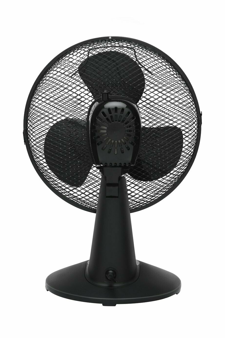 Challenge 12 Inch 3 Speed Oscillating Desk Fan - Black