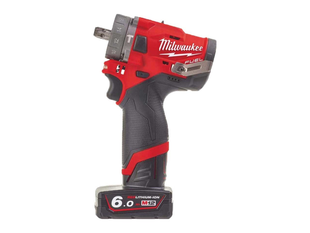 Milwaukee M12FPDXKIT-602X 12v Removable Chuck Percussion Drill