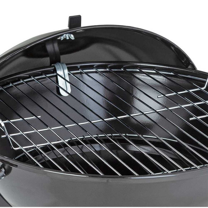 Home 43cm Kettle Charcoal BBQ - Black