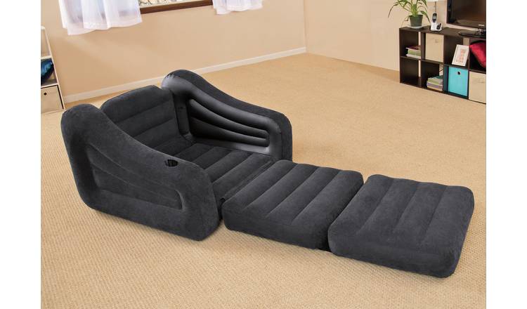 Intex Inflatable Pull Out Camping Chair - Grey