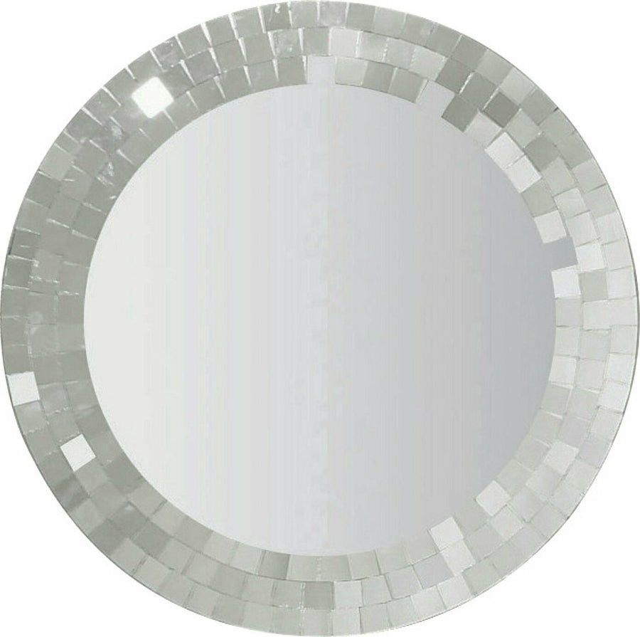 Home 65cm Round Mosaic Wall Mirror
