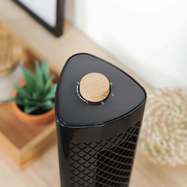 Russell Hobbs Scandi 13'' Oscillating Mini Tower Fan - Black
