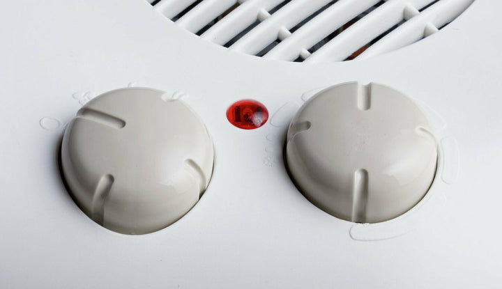 Challenge 2kW Flat Fan Heater - White
