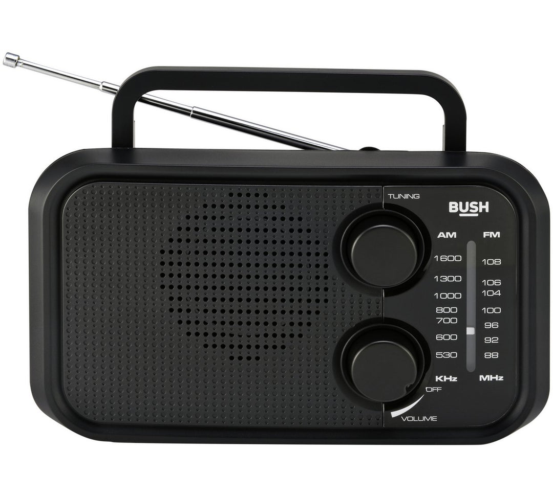 Bush PR-206 FM/AM Portable Radio - Black